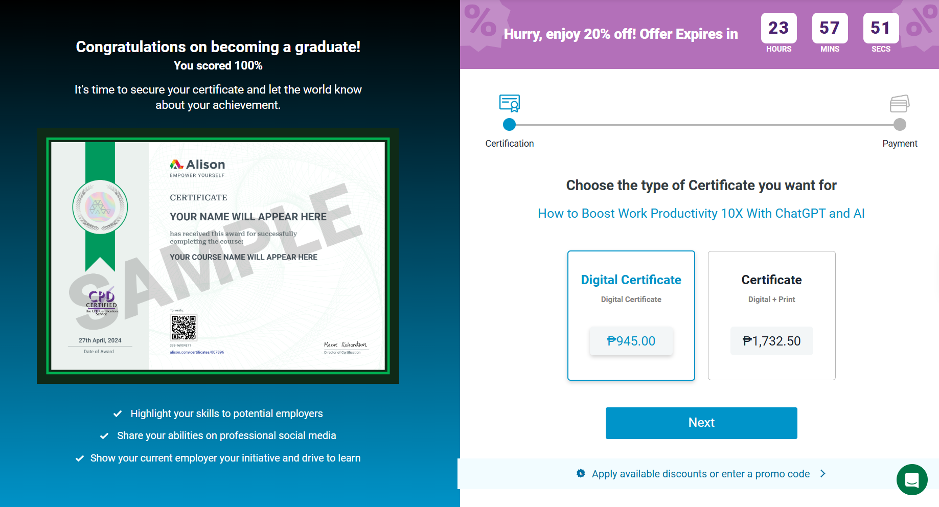 Boost Work Productivity 10X with ChatGPT and AI certificate